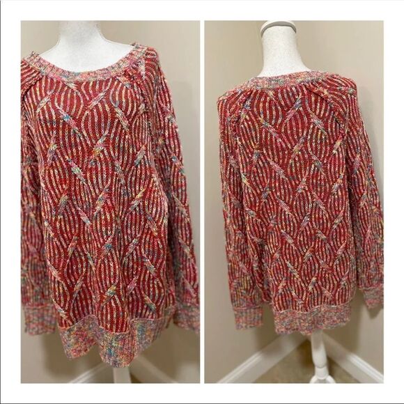 NWT cable knit oversize sweater size XS - Picture 1 of 6